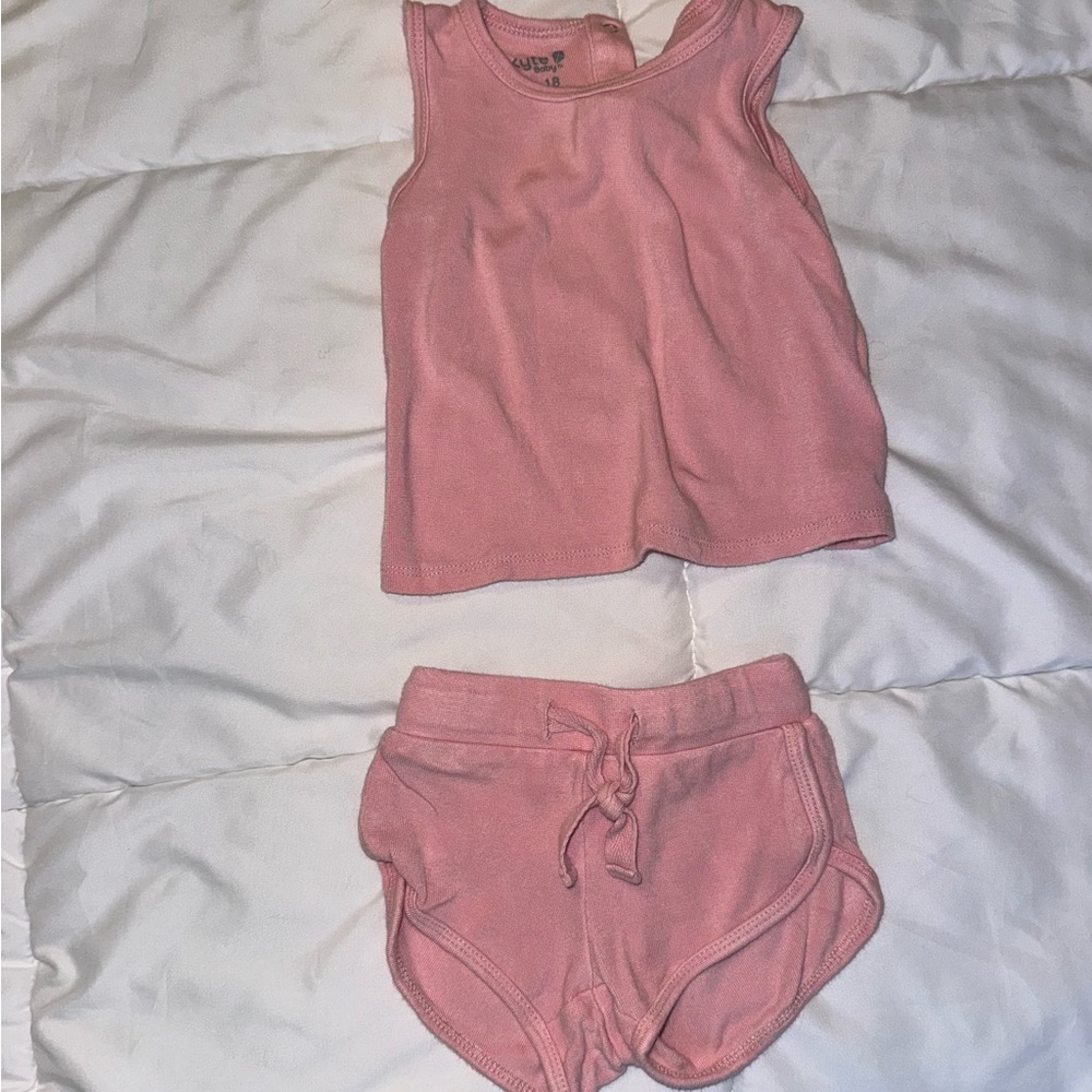 Kyte baby bamboo jersey tank jogger set